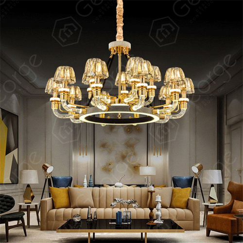 Modern Light Luxury Crystal Chandelier Living Room Dining European Style High End Villa Lamps Jmzg Jm689 Modern Light Luxury Crystal Chandelier, Luxury Crystal Chandelier Living Room